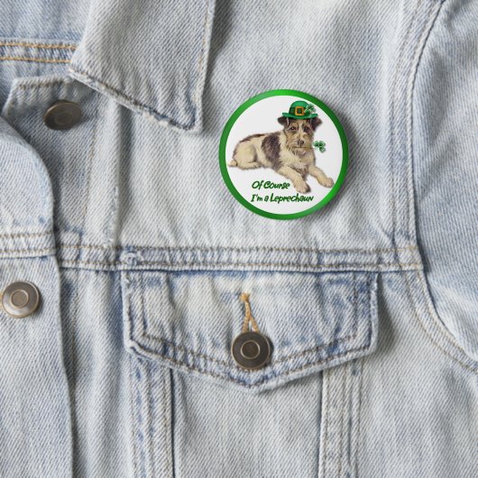 Leprechaun Dog Button (Beispiel)