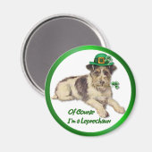 Leprechaun Dog Magnet (Vorderseite/Rückseite)