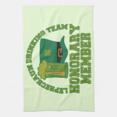 Leprechaun Drink Küchentuch (Vertikal)