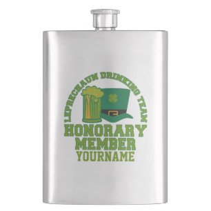 Leprechaun Drink Team Custom Flask Flachmann