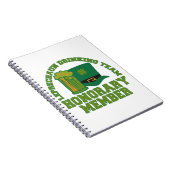 Leprechaun Drink Team Custom-Notebook Notizblock (Rechte Seite)