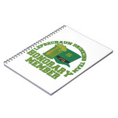 Leprechaun Drink Team Custom-Notebook Notizblock (Linke Seite)