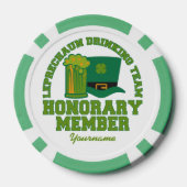 Leprechaun Drink Team Poker Chips (Rückseite)
