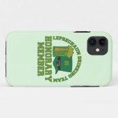 Leprechaun Drinking Team iPhone Case (Rückseite (Horizontal))