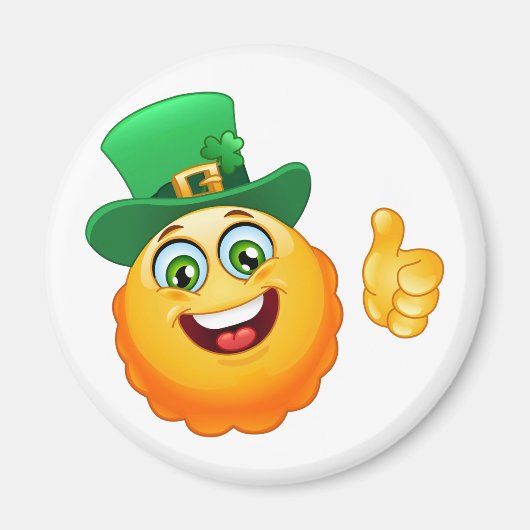 leprechaun emoji magnet (Vorne)
