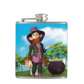 Leprechaun Flachmann (Vorderseite)