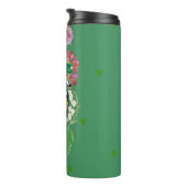 Leprechaun Floral Thermal Tumbler Thermosbecher (Nach rechts gedreht)