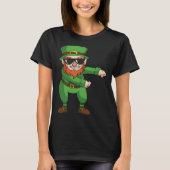 Leprechaun Floss Dance St Patrick Day T-Shirt (Vorderseite)