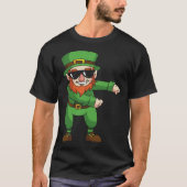 Leprechaun Floss Dance St Patrick Day T-Shirt (Vorderseite)