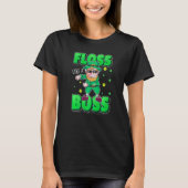 Leprechaun Floss Like A Boss  St Patricks Day Boys T-Shirt (Vorderseite)