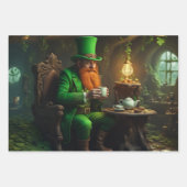 Leprechaun Geschenkpapier Set (Vorderseite 3)