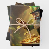Leprechaun Geschenkpapier Set (Beispiel)