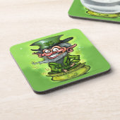 Leprechaun Getränkeuntersetzer (Linke Seite)
