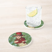 Leprechaun Getränkeuntersetzer (Seite)