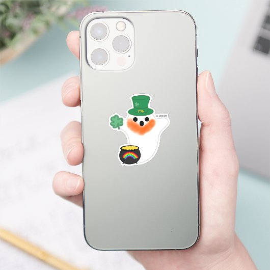 Leprechaun Ghost Aufkleber (Telefon)