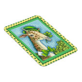 LEPRECHAUN GIRAFFE, FARBIG ST. PATRICK'S DAY MAGNET (Rechte Seite)