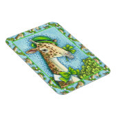 LEPRECHAUN GIRAFFE, FARBIG ST. PATRICK'S DAY MAGNET (Rechte Seite)
