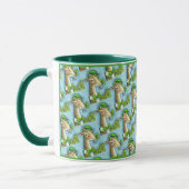 LEPRECHAUN GIRAFFE, FARBIG ST. PATRICK'S DAY TASSE (Links)