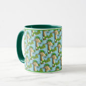 LEPRECHAUN GIRAFFE, FARBIG ST. PATRICK'S DAY TASSE (Vorderseite Links)