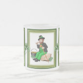Leprechaun Gold Mattglastasse (Mittel)