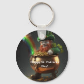 Leprechaun-Goldtopf  Schlüsselanhänger (Vorderseite)