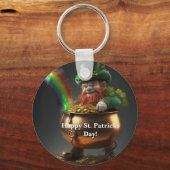 Leprechaun-Goldtopf  Schlüsselanhänger (Vorderseite)