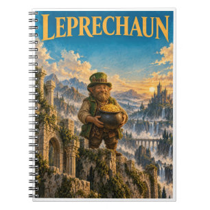 Leprechaun, Gothic Fantasy Monster Notizblock