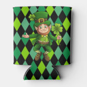 Leprechaun Green Clover am St. Patrick's Day Dosenkühler (Vorderseite)