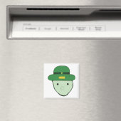 Leprechaun Green Colored Sketch Meme Magnet (In Situ (Geschirrspüler))