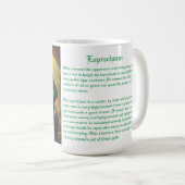 Leprechaun Greeting Kaffeetasse (VorderseiteRechts)