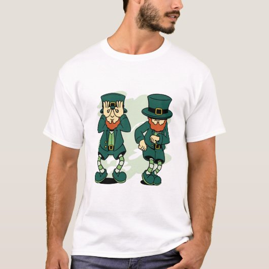LEPRECHAUN GRIDDY DANCE ST PATRICKS DAY 2023 T-Shirt (Vorderseite)