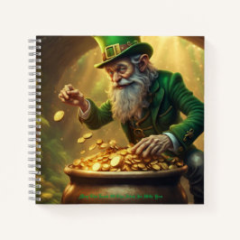 Leprechaun Hardcover Notizblock