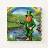 Leprechaun Hardcover Notizblock (Rückseite)