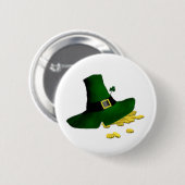 Leprechaun Hat Button (Vorne & Hinten)