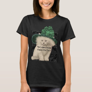 Leprechaun hat mich dazu gebracht, es zu tun. Cat T-Shirt