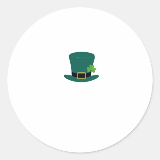 Leprechaun Hat Sticker (Vorderseite)