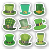 Leprechaun Hat Stickers Aufkleber (Vorderseite)