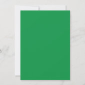 Leprechaun Hat Viel Glück St Patricks Day Einladung (Rückseite)