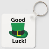 Leprechaun Hat Viel Glück St Patricks Day Schlüsselanhänger (Rückseite)