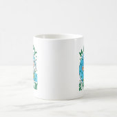 Leprechaun Hawaiian St Patricks Day Kaffeetasse (Mittel)