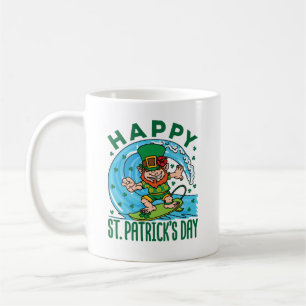 Leprechaun Hawaiian St Patricks Day Kaffeetasse