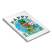 Leprechaun Hawaiian St Patricks Day Notizblock (Rechte Seite)