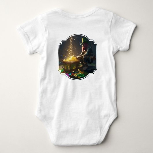 Leprechaun Hideaway Baby Strampler (Rückseite)