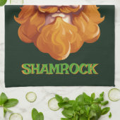 Leprechaun Hideaway Geschirrtuch (Gefaltet)