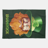Leprechaun Hideaway Geschirrtuch (Horizontal)