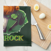 Leprechaun Hideaway Geschirrtuch (Viertel Falte)