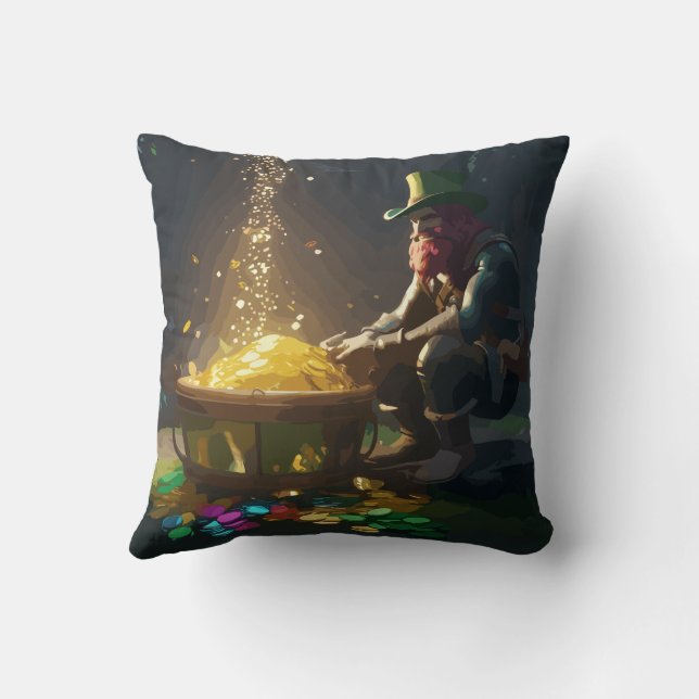 Leprechaun Hideaway Kissen (Rückseite)