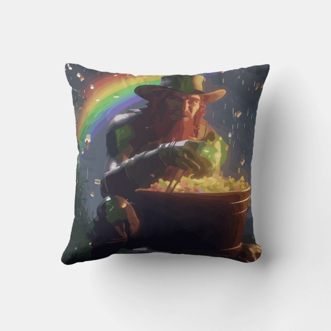 Leprechaun Hideaway Kissen (Rückseite)