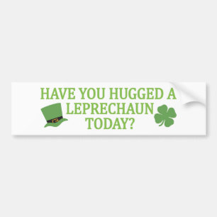Leprechaun Hug Autoaufkleber