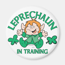 Leprechaun im Training Magnet